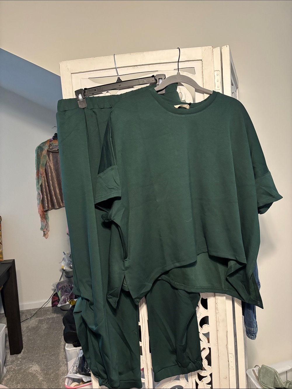 Relaxed Forest Green Women's Top and bottom